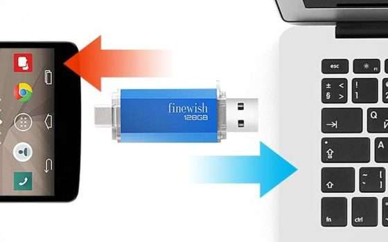 Solo 9,98€ per questa pendrive 2-in-1 da 128 GB con USB-C