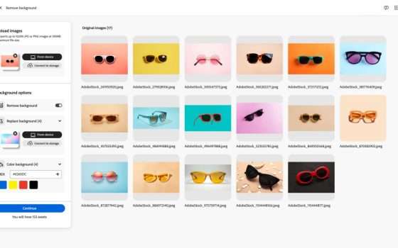 Firefly Bulk Create di Adobe per modificare le immagini in massa