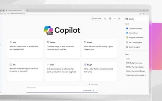 Microsoft 365 Copilot Chat con GPT-4o, ecco le novità