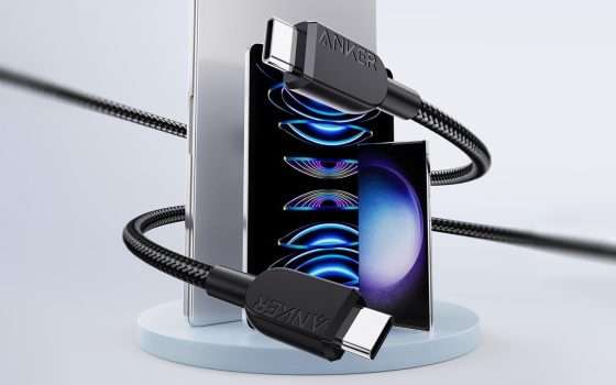 Cavo USB-C da 240 W: è Anker, in OFFERTA a TEMPO