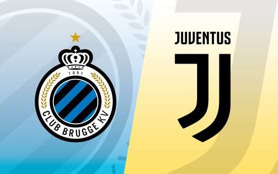 Come vedere Club Brugge-Juventus in streaming (Champions)