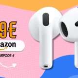 Apple AirPods 4 da acquistare in sconto: completa l'ecosistema