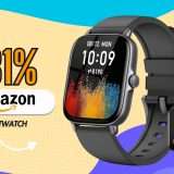 Replica lo smartphone con questo smartwatch: chiamate e non solo (17€)