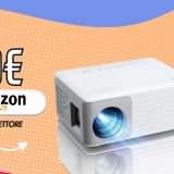 Mini proiettore a soli 49€: luminoso, Full HD e facile da usare (Amazon)