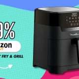 Moulinex Easy Fry & Grill con cestello 4,2L per cucinare sano (-49%)