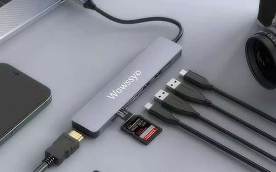 Docking station 7-in-1 USB-C in offerta lampo: ancora per poco