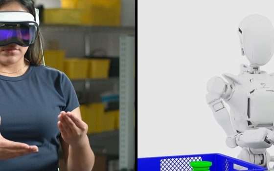 Nvidia insegna ai robot umanoidi con l'Apple Vision Pro