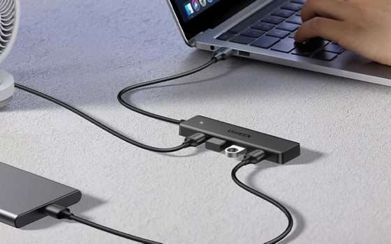 Hub USB con 4 porte: CROLLA IL PREZZO, tuo a soli 8 euro