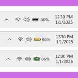 Windows 11, icone della batteria colorate per capire lo stato