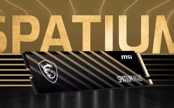 SSD 1 TB: MSI SPATIUM M460 al MINIMO STORICO su Amazon