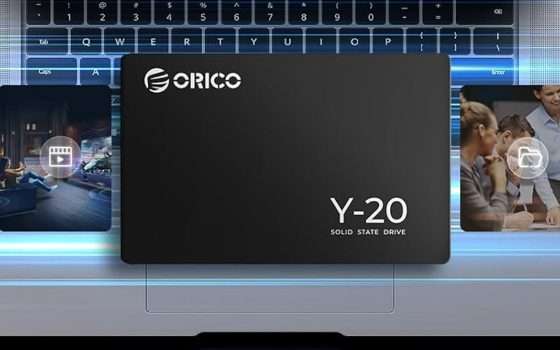 SSD 1 TB a soli 48€: è l'offerta a tempo su ORICO Y-20
