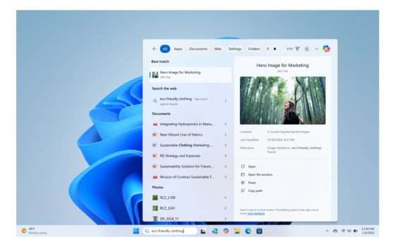Microsoft testa la ricerca con AI su Windows: come funziona