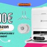 EZVIZ Robot Aspirapolvere e Lavapavimenti è un'occasione su Amazon