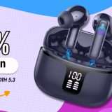 Auricolari Bluetooth 5.3 a 23€ e con cancellazione del rumore: ottime