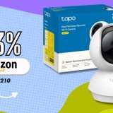 Sicurezza regalata in casa con Tapo C210: telecamera 4 in 1 su Amazon