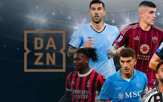 DAZN: le partite di oggi e tutta la Serie A da soli 34,99€