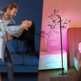 Lampada LED da terra (colori, Alexa, Google): risparmia col coupon