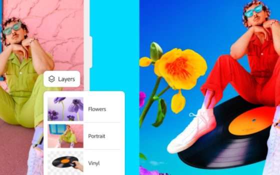 Photoshop di Adobe su iPhone, la nuova app è più professionale