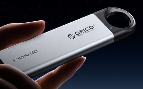 SSD portatile 1 TB: l'offerta di Amazon su ORICO C10