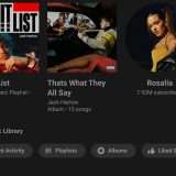 YouTube su Android TV, i testi delle canzoni dei video musicali