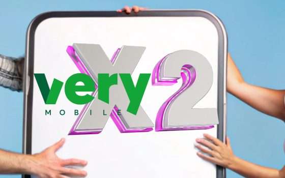 Scegli Very e raddoppi i Giga per sempre: risparmi quasi 40€ l'anno