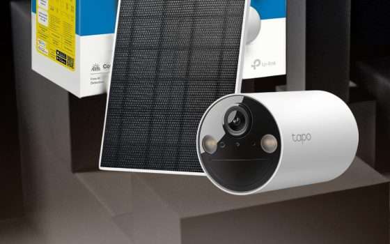 Telecamera Solare WiFi Esterno Tapo C410 sotto i 50€ su Amazon