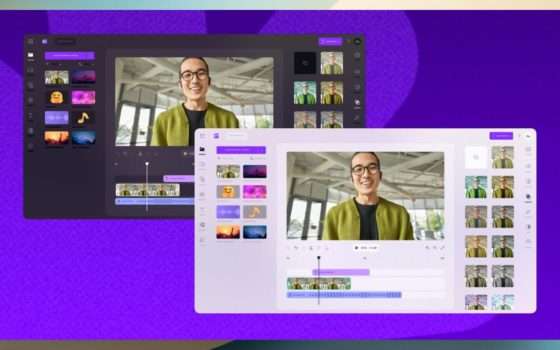 Clipchamp, arrivano dark mode e nuove funzioni di editing
