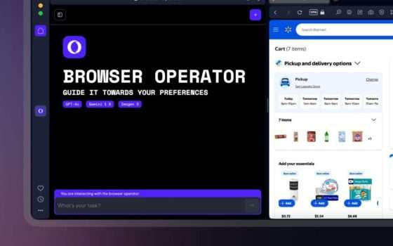 Opera lancia agente AI integrato nel browser: Operator