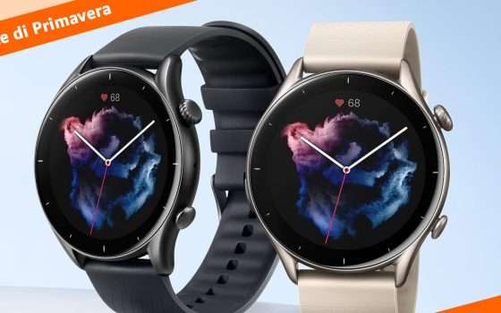 Metti al polso lo smartwatch Amazfit GTR 3: tuo a soli 79€ (minimo)