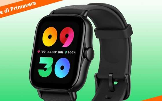 Smartwatch: Amazfit GTS 2 a 59€ nella Festa di Primavera Amazon