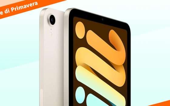 iPad mini al minimo storico per la Festa di Primavera su Amazon