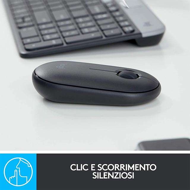 Il mouse wireless Logitech Pebble