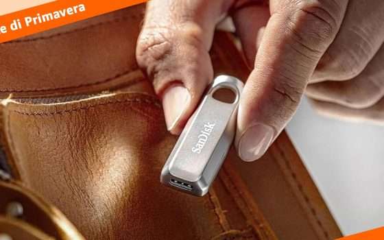 Pendrive USB-C da 512 GB (SanDisk Ultra Luxe): che occasione!