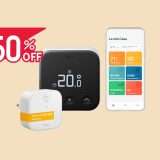 50% di sconto sul termostato intelligente che ti fa risparmiare sulle bollette