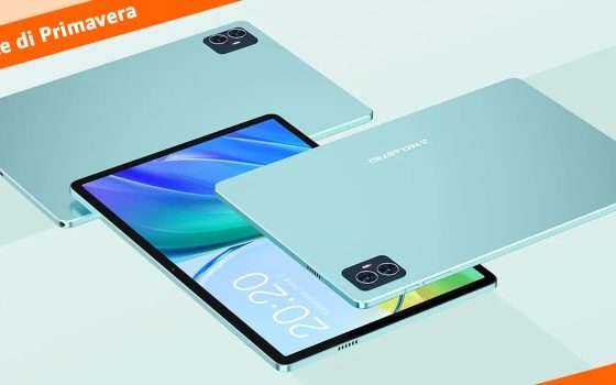 Teclast M50 in doppio sconto: tablet Android ideale per lo streaming