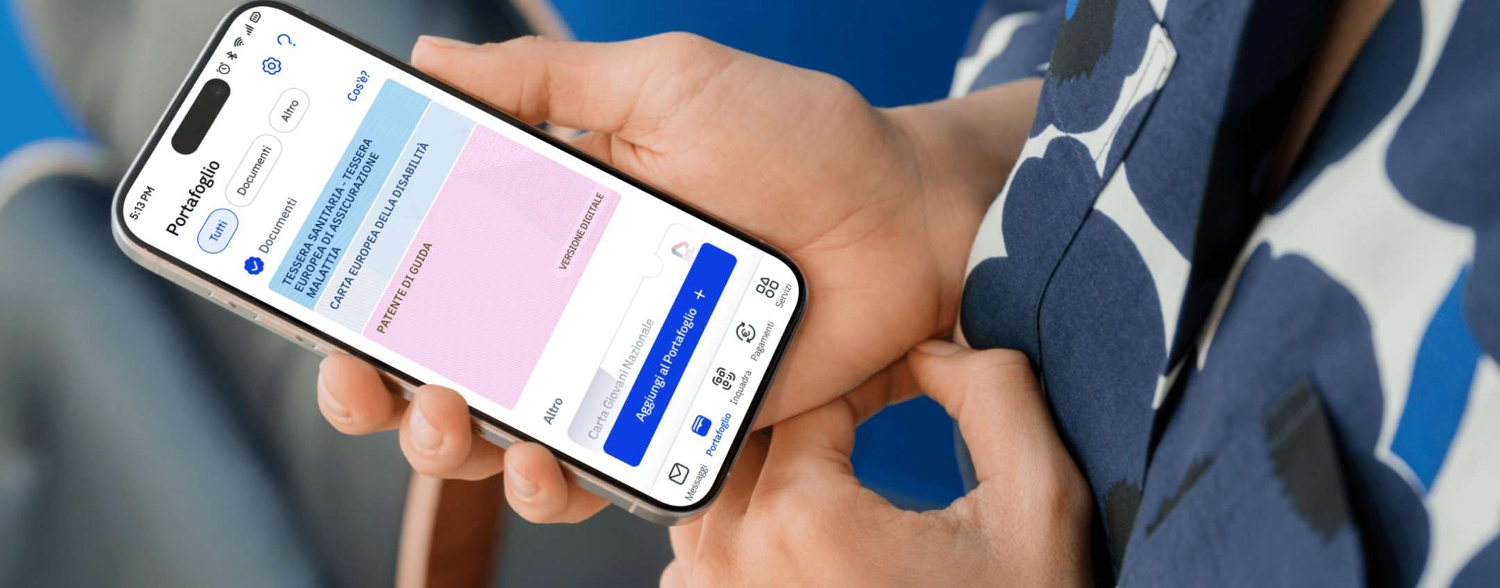 Novità app IO: punti patente, pratiche e veicoli