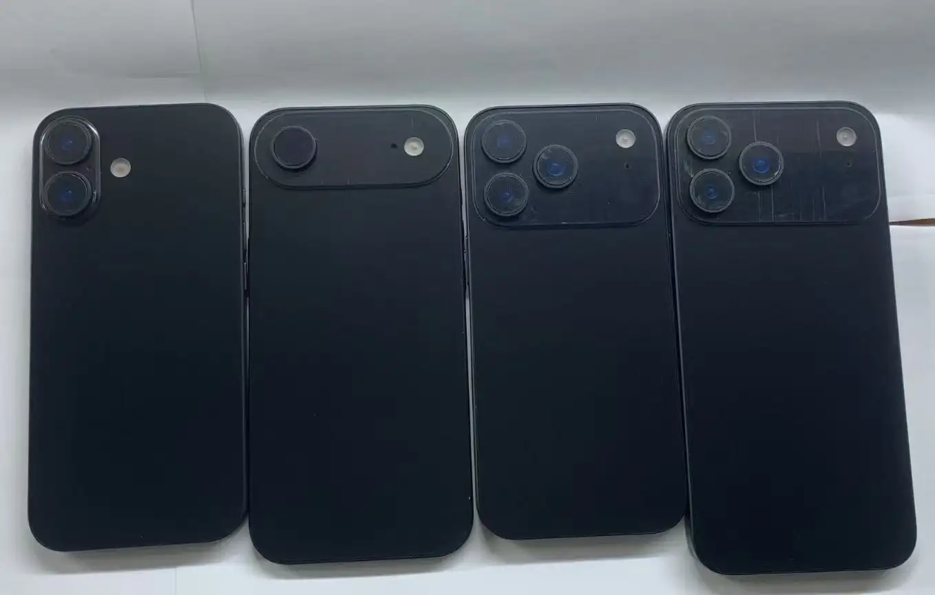 iPhone 17: la gamma al completo svelata dai dummy