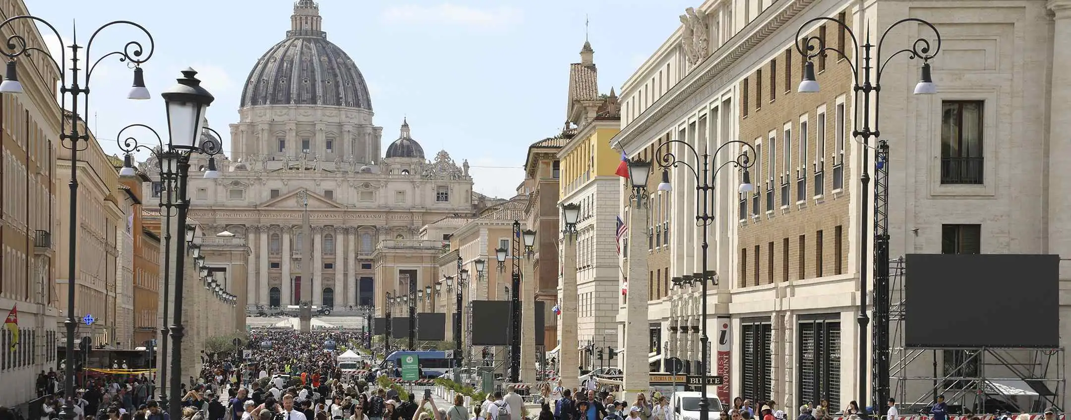 IT-alert usato per informare i fedeli a San Pietro