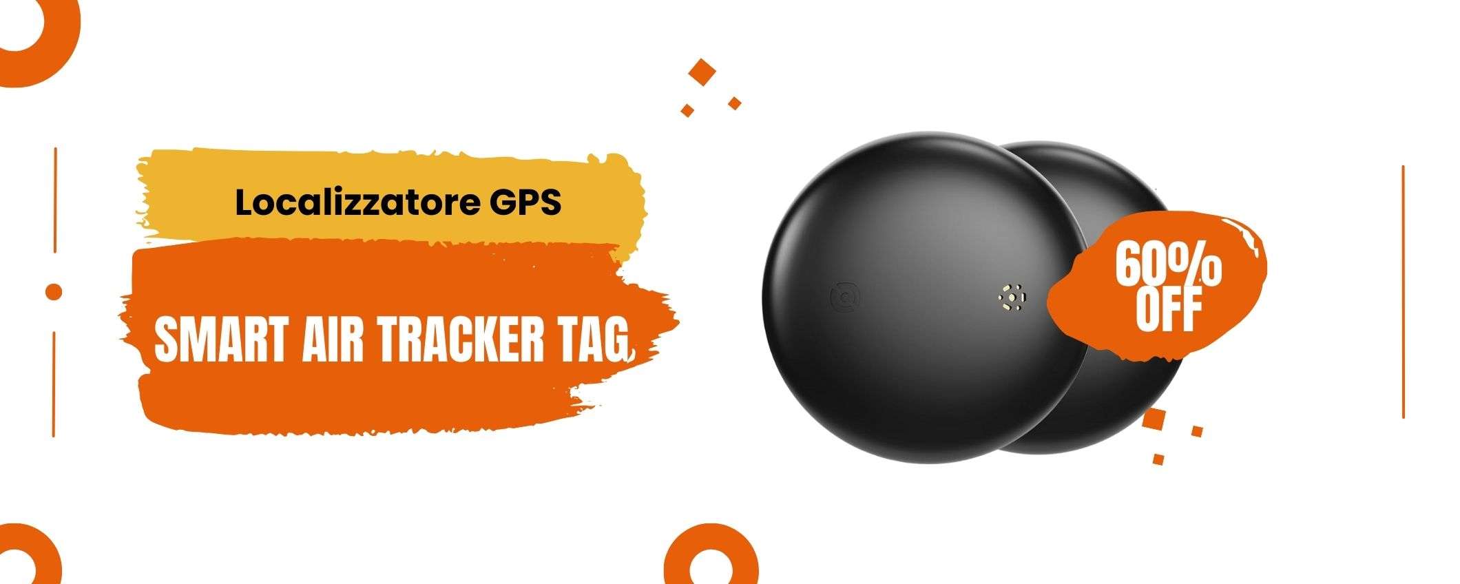 Air Tracker compatibile Apple: 2 pezzi a soli 7,99€