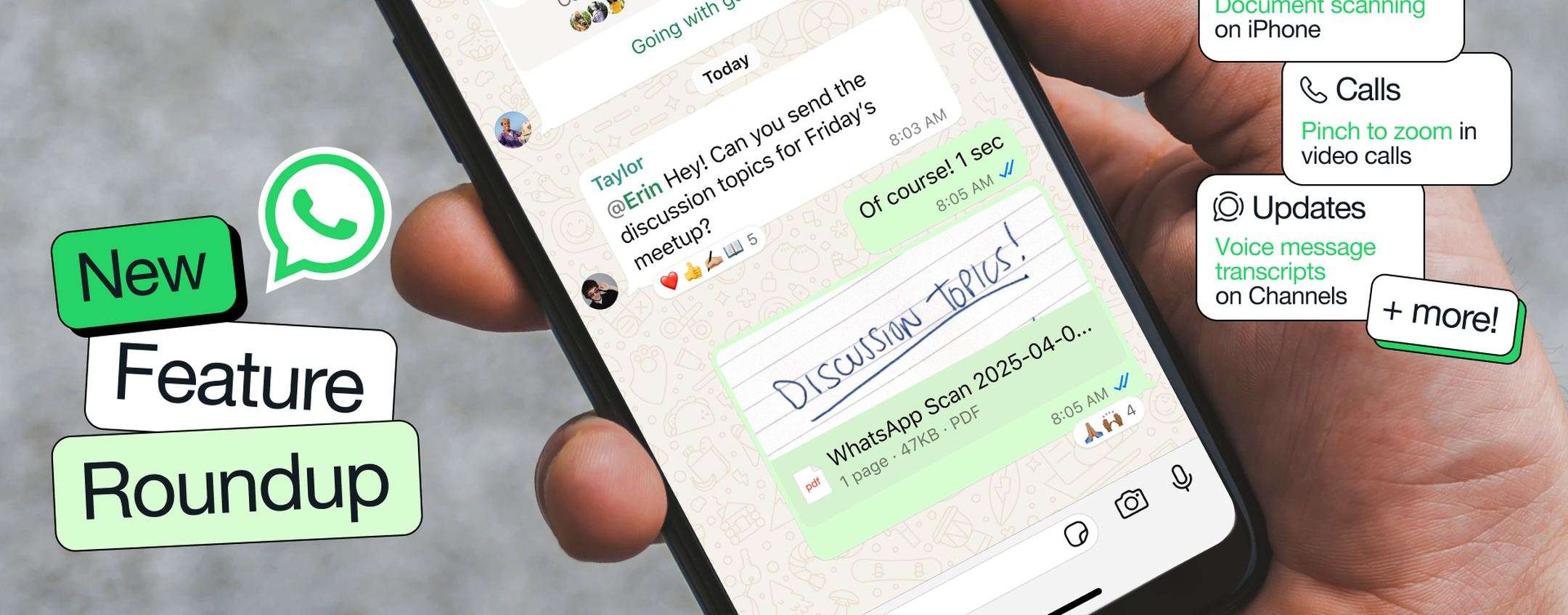 WhatsApp: riepilogo delle nuove funzionalità