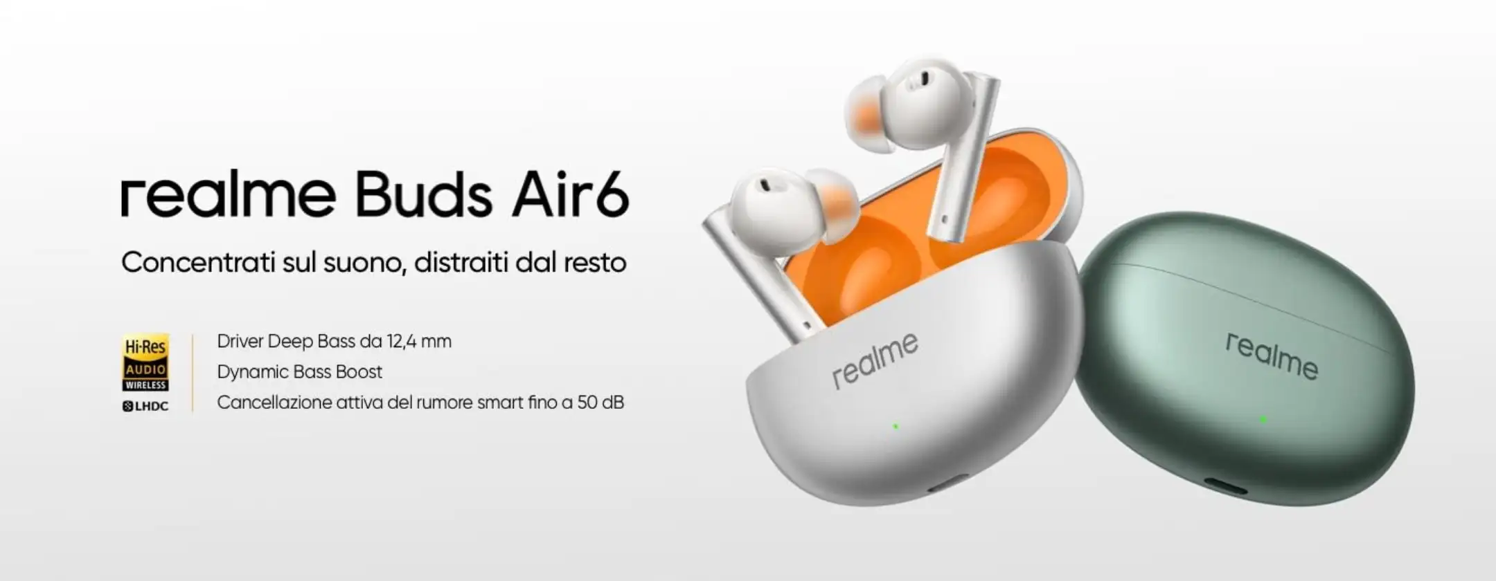 Auricolari Realme Buds Air 6: audio professionale a prezzo imbattibile