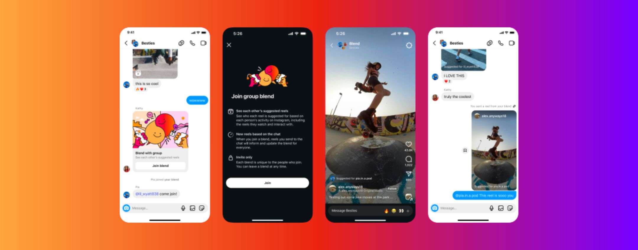 Instagram lancia Blend per condividere i Reel con gli amici