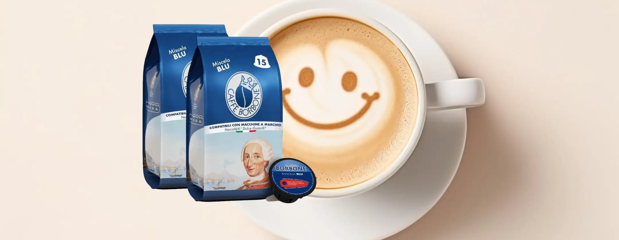 Capsule Caffè Borbone Nescafè Dolce Gusto ora a 19 centesimi
