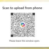 Copilot sul PC, upload di immagini dal telefono con QR code