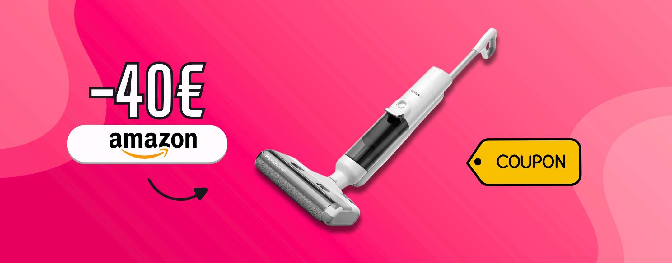 Proscenic F10 Pro pulisce a lava i pavimenti in una passata: coupon 40€