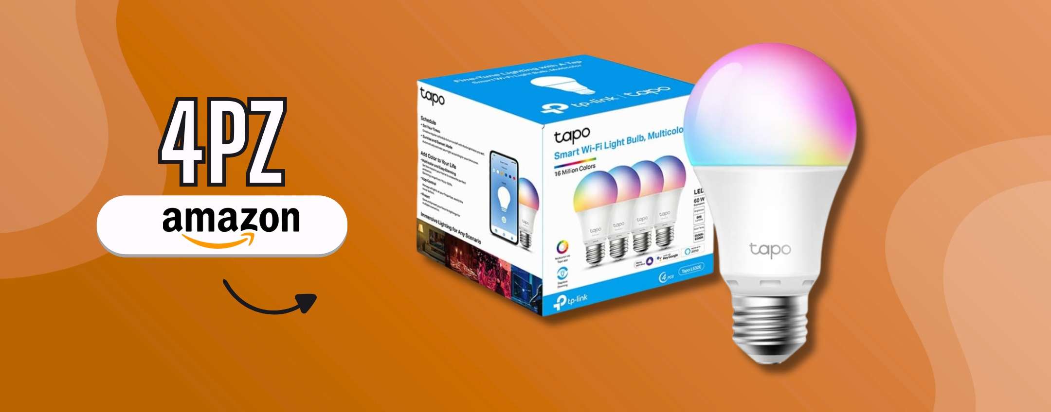 Tapo L530E sono le 4 lampadine smart che rivoluzionano casa: scontone