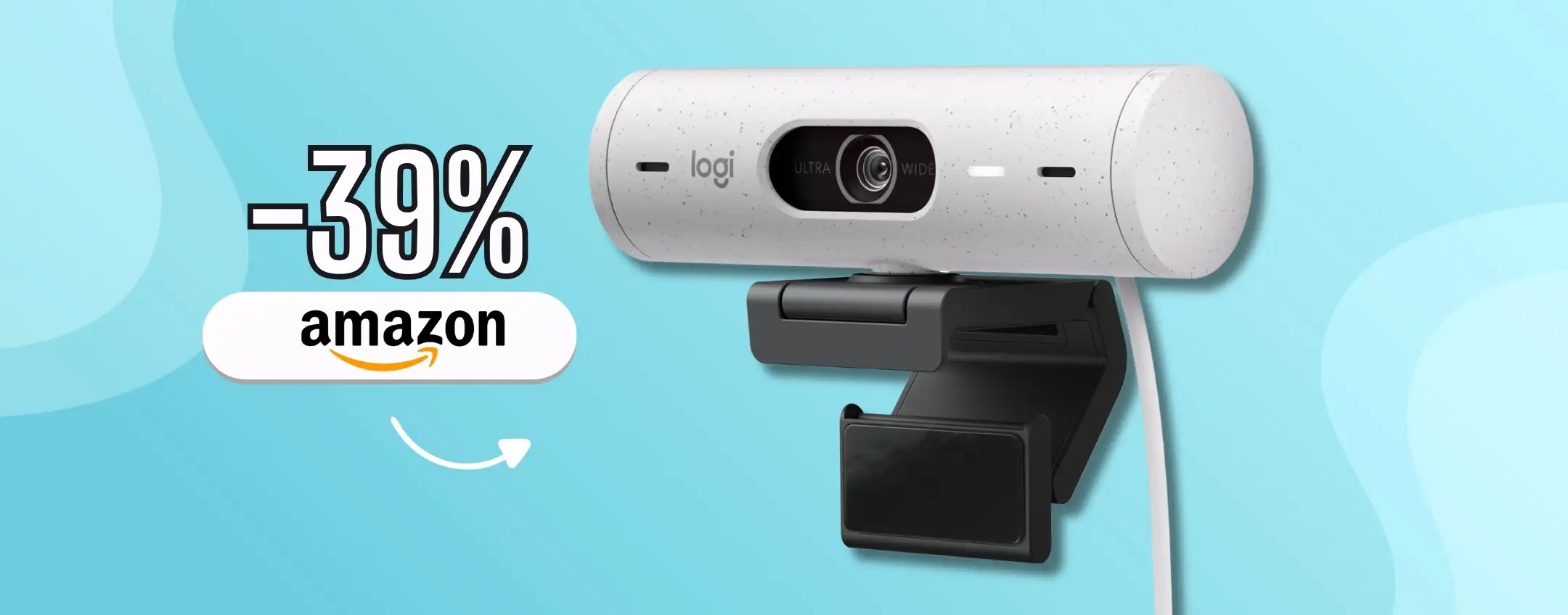 In videochiamata in Full HD con la Logitech Brio 500, a 85€ è affare Amazon