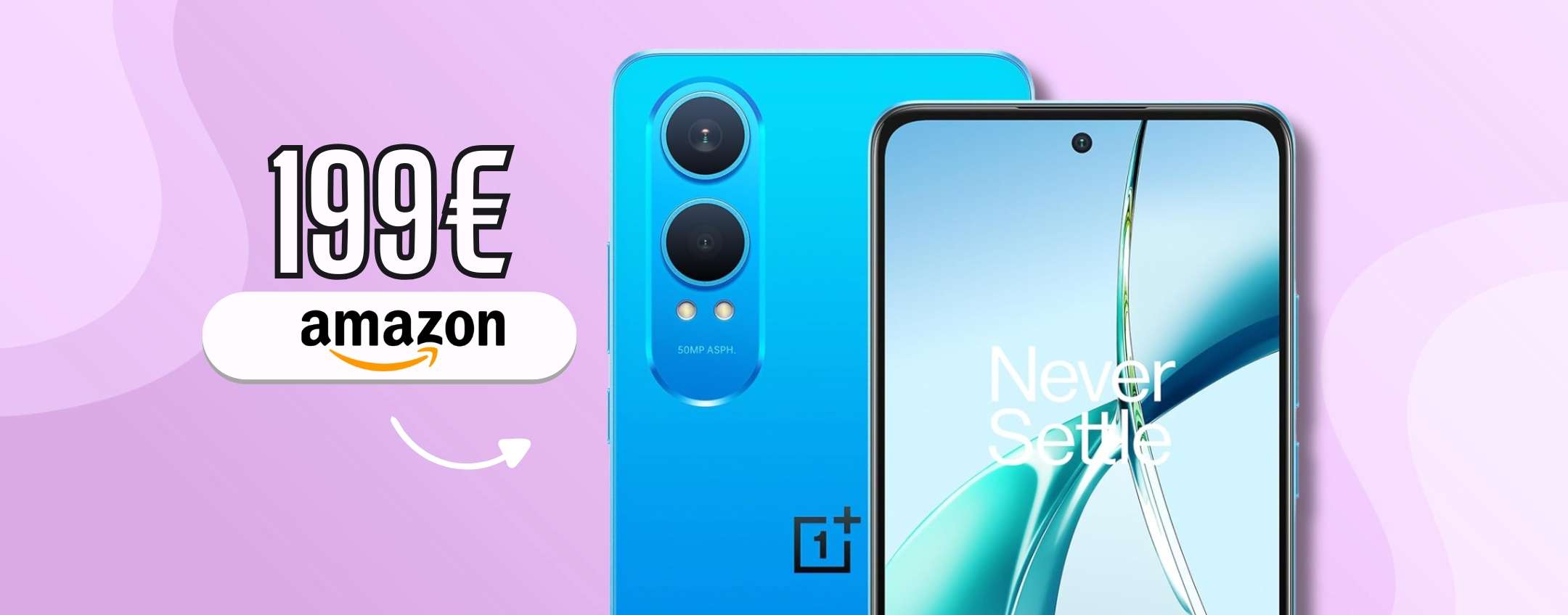 Meno di 200€ per acquistare il OnePlus Nord CE 4 Lite oggi su Amazon