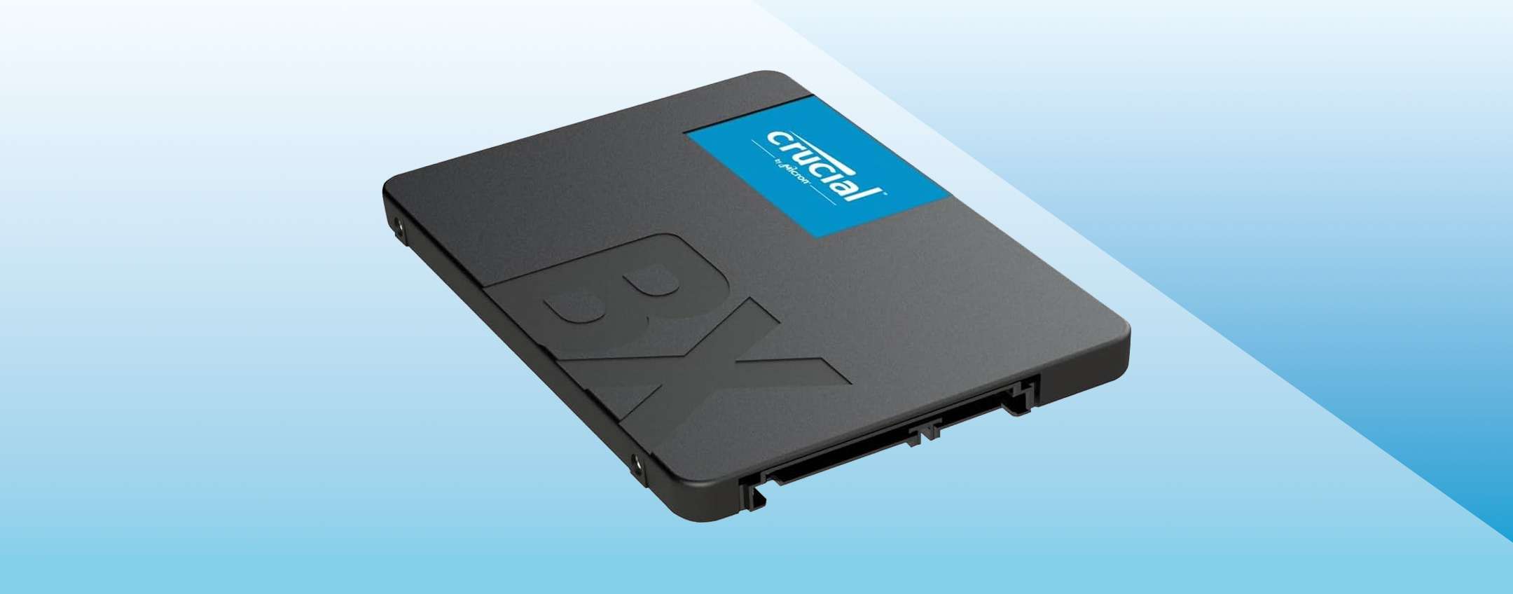 SSD 500 GB a 32€: l’offerta su Crucial BX500 è un MUST HAVE