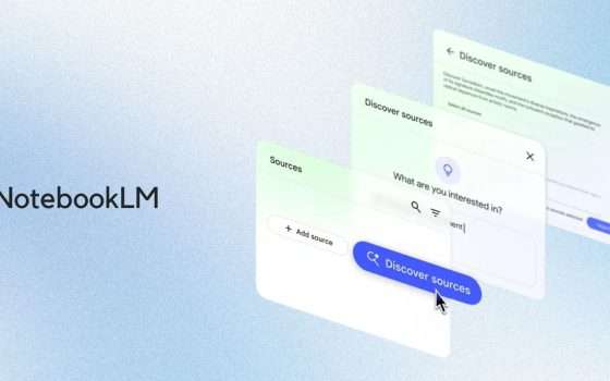 NotebookLM di Google, arriva la ricerca sul web